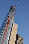 HEAVY: Stålrammen til The Shard veier 11836 tonn.
