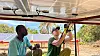 Arbeid med solenergi i Senegal.