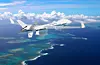 General Atomics MQ-9B SeaGuardian er én av kandidatene når regjeringen skal kjøpe store, langtrekkende droner til Forsvaret. Dette er versjonen av MQ-9B Seaguardian som testes i Japan. Foto: General Atomics