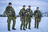 De nye uniformene ble vist frem i januar i fjor. Siden har det vært problemer med spesielt den ene uniformstypen. Foto: Heiko Junge / NTB