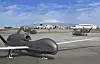 Basen: Natos fem Global Hawk blir stasjonert på Sicilia.
