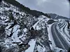Skredområdet ved Morskogen nord for Minnesund lørdag 8. februar. E6 er stengt i begge retninger.
