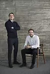 Bimbear-grunnleggerne Anders Golden Høgsnes (til venstre) og André Aksetøy. Foto: Oscar Stoltenberg
