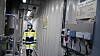 Jannicke Gerner Bjerkås er CCS-direktør i Celsio. Her er hun i pilotanlegget som ble brukt til å teste teknologien for CO2-fangst fra avfallsanlegget. Nå har de valt å bytte leverandør.