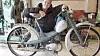 Farens gamle moped skrudde yngstemannen fra hverandre og satte den sammen igjen til nytt liv. Foto: Håvard Solerød