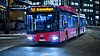 Ruter har hatt svært mange bussinnstillinger hittil i år. Elbussene får mye av skylda. Bildet er fra 8. januar i år.