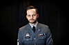 Aleksander Stoltz er oversersjant i Luftforsvaret. Foto: Eirik Helland Urke