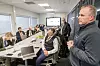 Prosjektsjef Tom Hedalen tok denne uken i mot medlemmene av Stortingets transportkomité for å gi dem et innblikk i utbygging av E18 Vestkorridoren. Foto: Arash A. Nejad