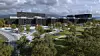 Krav til siktlinjer er hovedårsaken til de ulike høydene på Livsvitenskapsbygget, som blir nesten 100.000 kvadratmeter stort. Illustrasjon: Ratio arkitekter
