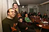 LYS UTSIKT I 2007: Mario Blazevic (fra venstre) og Borgar Ljosland i Arm Norway synes 2007 ser ekstremt lys ut. I fjor ble de rike ved å selge Falanx til Arm, i år skal de øke antallet ansatte fra de 36 i bakgrunnen til over 50.