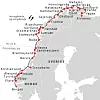 Kystruten. Illustrasjon: Hurtigruten