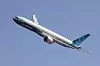 En prototype av Boeing 777-9 under en testflygning for noen år tilbake.