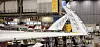 Vingetuppene til Boeing 777X-flyene kan vippes opp. Foto: Boeing