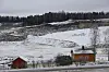 Sørum 20161111. Tre personer fryktes omkommet i raset som gikk på dette jordet i Sørum kommune. Geologer fra NGI skal nå vurdere hvorvidt det er trygt å gjenoppta søket etter de savnede. Foto: Tore Meek / NTB scanpix