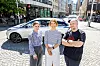 Leder i Norsk elbilforening er Christina Bu (i midten) forteller om økende elbilsalg verden over, med unntak av i USA. Journalist Marius Valle har lest seg opp på tallene for Norge. Podkasten ledes av TUs Ellen Viseth.