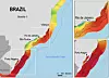 Slik har de beregnet. Dyp inntil 50 meter er bunnfast. Flytende er begrenset til dyp opp til 1000 meter. Ill: World Bank Group