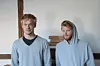 De to produkt- og interaksjonsdesignerne Lars Marcus Vedeler og Theo Tveteråsi i byrået Skrekkøgle har mange baller i lufta.