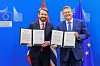 Torsdag satte Vestre og EU-kommissær Maros Sefcovic sine navnetrekk under industriavtalen, som er den første innunder Grønn allianse som Norge og EU inngikk i fjor vår.