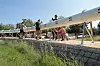 Den nye hyperloop-banen i Lausanne i Sveits er hovedsakelig laget av aluminium. Foto: EPFL