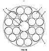 Sykkelhjulanlegget sett ovenfra. Faksimile: Patentstyret