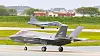 Norsk F-35A og tsjekkisk Jas-39C Gripen på Ørland flystasjon under storøvelsen Arctic Challenge Excersise (ACE) i mai 2023.