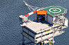 Elektrolyseanlegget skal installeres på denne plattformen utenfor kysten av Nederland. Foto: Neptune Energy