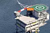Elektrolyseanlegget skal installeres på denne plattformen utenfor kysten av Nederland. Foto: Neptune Energy