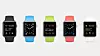 Apple Watch Sport er laget i aluminium.