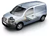 Kangoo Z.E. har fått en motor basert på Zoe-motoren. Foto: Renault