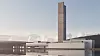 Nei, arkitekten har ikke glemt å tegne inn vinduer. Norges første skyskraper er forbeholdt sjøkabler. Illustrasjon: Nexans