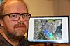Regnemester: Kjernefysiker Thomas Vik ved FFI har ledet prosjektet med å beregne fiktive gassutslipp fra Borregaard. Foto: Tormod Haugstad