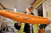 Banan: Torpedolivbåten har Magnar Reigstad designet med en svak bue i lengderetningen som en banan. I tillegg skal den være kulerund i begge ender.