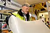 Byggemateriale: Livbåtene med dobbelt skrog vil Reigstad bygge av multiaksiale glassfibermatter og med vinylester som bindemiddel. Dette skal gi tilstrekkelig med styrke og fleksibilitet.