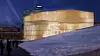 Slik ser arkitektene for seg at Deichman Bjørvika vil lyse opp omgivelsene. Bilde: Atelier Oslo og Lund/Hagem arkitekter