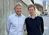 Roger Wold (t.h.) og Lars Berge i Bane Nor jobber med å henholdsvis kartlegge og utbedre feil på jernbanen.