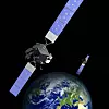 ASBM-satellittene går i en slik bane at de kan gi bredbåndsdekning til arktiske strøk. Foto: Northrop Grumman / Space Norway