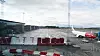Flyoppstillingsplassen foran den nye terminalen. Foto: Eirik Helland Urke