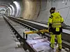 Ekspertene i Scan Survey bruker spesialutstyr for å sikre at milevis med spor ligger akkurat der de skal. Foto: Scan Survey