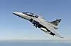 TRIKSET VEKK? John Berg hevder i ny bok at tilbudet fra Lockheed Martin ble satt kunstig lavt for å få Gripens Jas-39E/F ut av kampflykampen. Bildet viser NG-demonstratoren fra Saab, basert på Jas-39D.