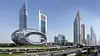 Museum of the Future i Dubai rager 78 meter over bakker og har nesten ikke rette linjer.