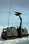 Giraffe-radaren tilknyttet NALLADS under en øvelse på Hjerkinn. Foto: Forsvaret