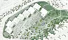 Situasjonskartet viser hvordan bygget er formet. Illustrasjon: Statsbygg / Ratio arkitekter