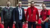 Fire av samarbeidspartnerne fra utviklingen av Digital byggevarehandel (fra v.): Harald Rosingaunet, produktdirektør i Holte, Aleksander Bjaaland, daglig leder i Holte, Audun Løhre, daglig leder i Gausdal landhandleri, og Per Stubberud Lieng, økonomisjef i Gausdal landhandleri. Foto: Gisle Johnsen, GDF Media