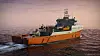 STØTTEFARTØY: Seismic Support Vessel (SSV) skal kunne fylle drivstoff på seismikkfartøyet under fart. Det er aktuelt når operasjonene foregår langt fra baser og sesongen er kort, som i Arktis. Ill: Wärtsilä Ship Design