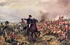 Troppene til hertugen av Wellington var mye bedre skodd i slaget ved Waterloo i 1815 enn de var noen år tidligere. Maleri av Robert Alexander Hillingford. Foto: Wikipedia Commons