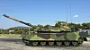 K2NO Black Panther på utstilling i Sør-Korea. Nå er to slike stridsvogner på vei til Norge for testing.