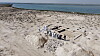 Dette bildet tatt av en drone viser ruiner på Siniyah-øya i Umm al-Quwain, De forente arabiske emirater. Arkeologer opplyste nylig at de har funnet den eldste perlebyen i Persiabukta. Funnet utvider denne unge nasjonens forståelse av sin førislamske historie.