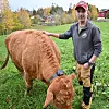 Andreas Pelle ønsker også å ta i bruk teknologien på hjemgården på Inner-Vikna i Trøndelag. Foto: Gunhild Haugnes