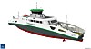 MF Hilde er designet av LMG Marin og skal ha plass til 199 personer/60 biler.