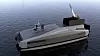 Slik kan det se ut når en ubemannet båt skyter GLSDB. Her har Eker Design også funnet plass til en Saab Giraffe 1X-radar som de designet eksteriøret til for fem år siden.